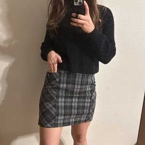 Vintage Eddie Bauer wool plaid skirt